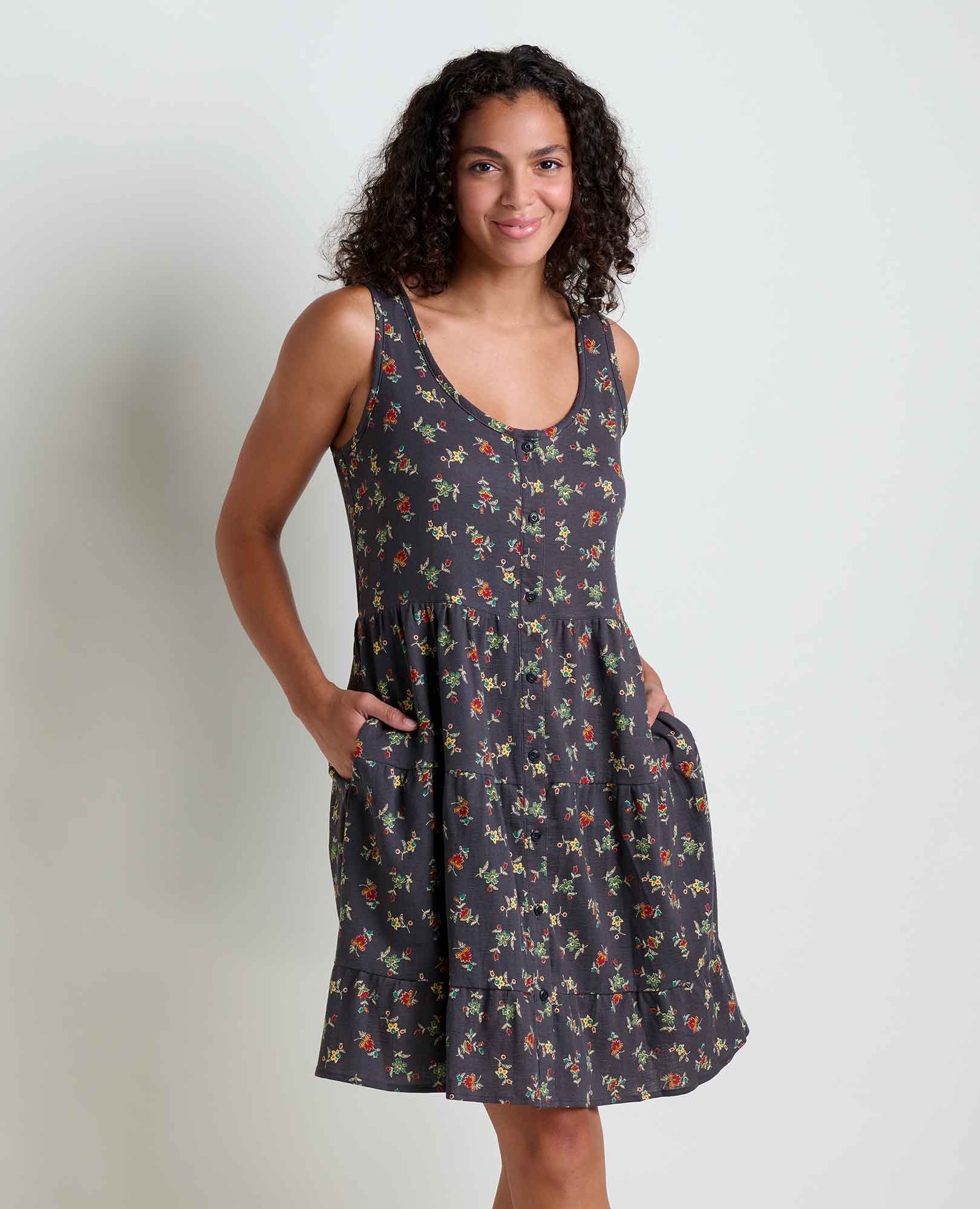 Manzana Tiered Tank Dress - Image 2