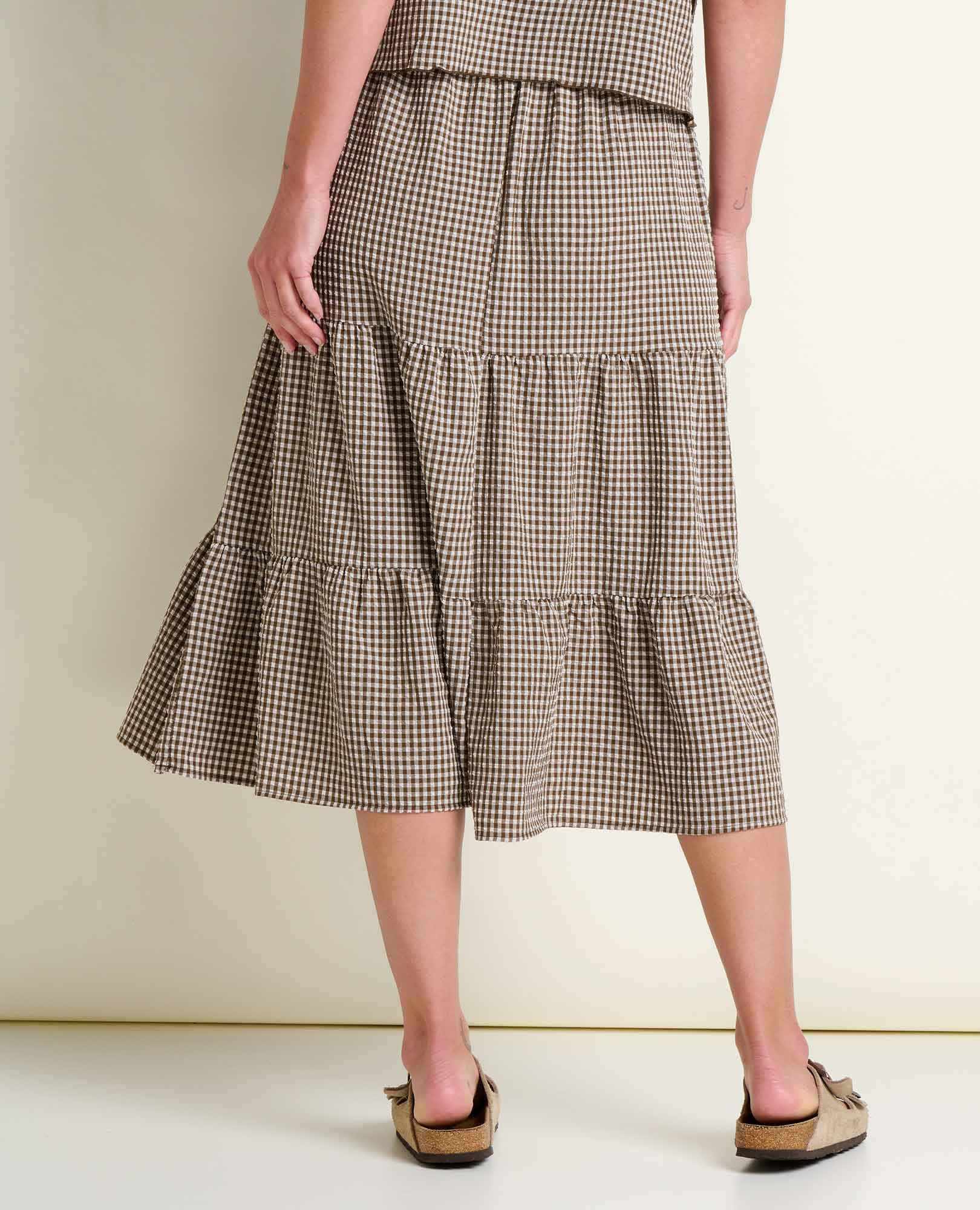 Sunkissed Tiered Midi Skirt - Image 2