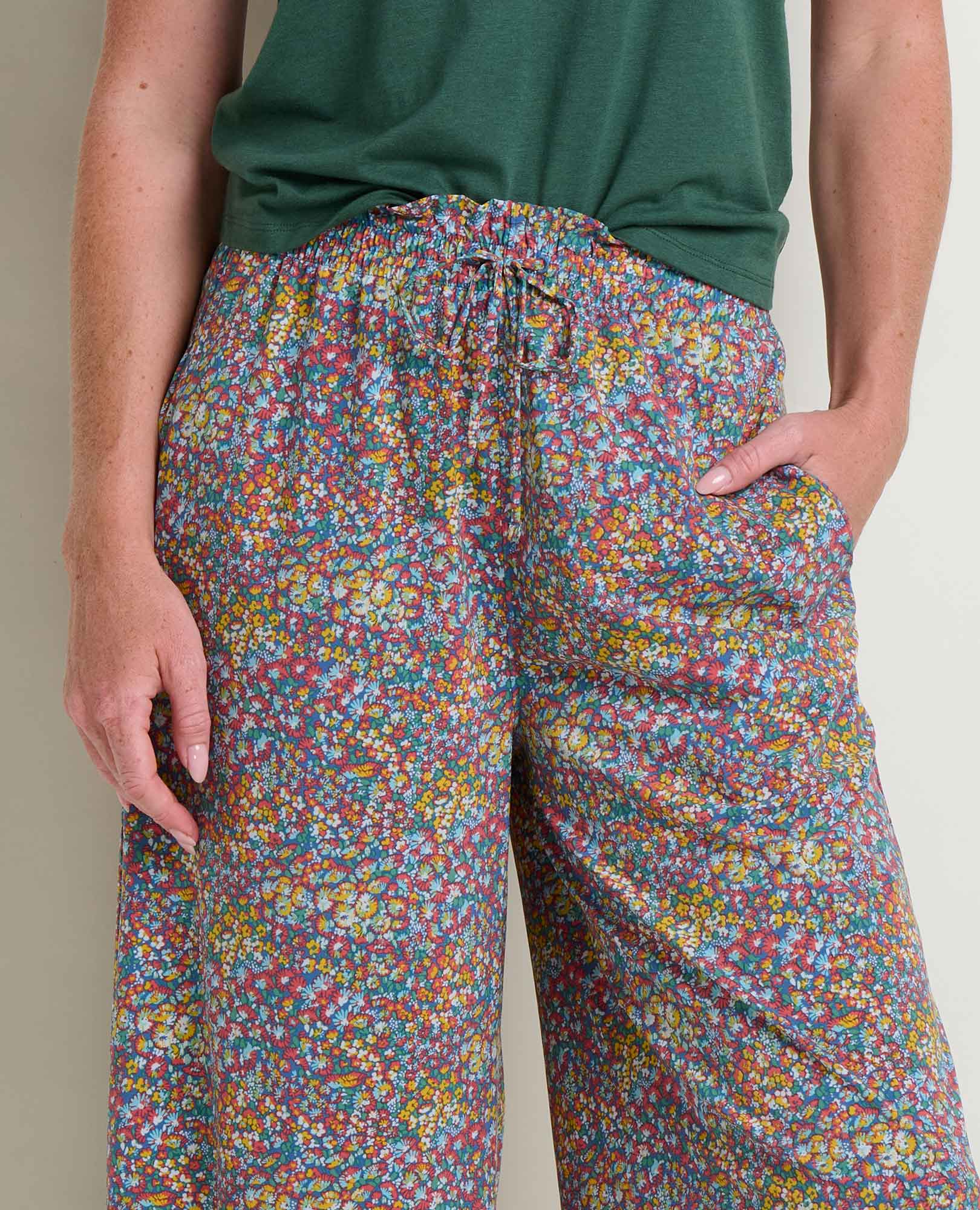 Sunkissed Wide Leg Crop Pant - Image 3